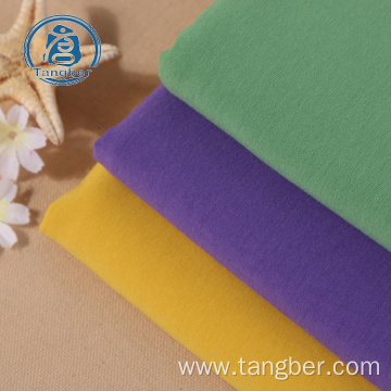 100% combed cotton yarn jersey knit fabric